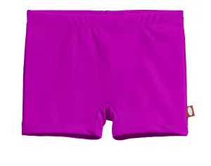 Girls Recycled Nylon UPF 50  Swim Boy Shorts | Fuchsia