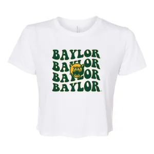 Groovy Gal Crop Short Sleeve T-shirt in Baylor University