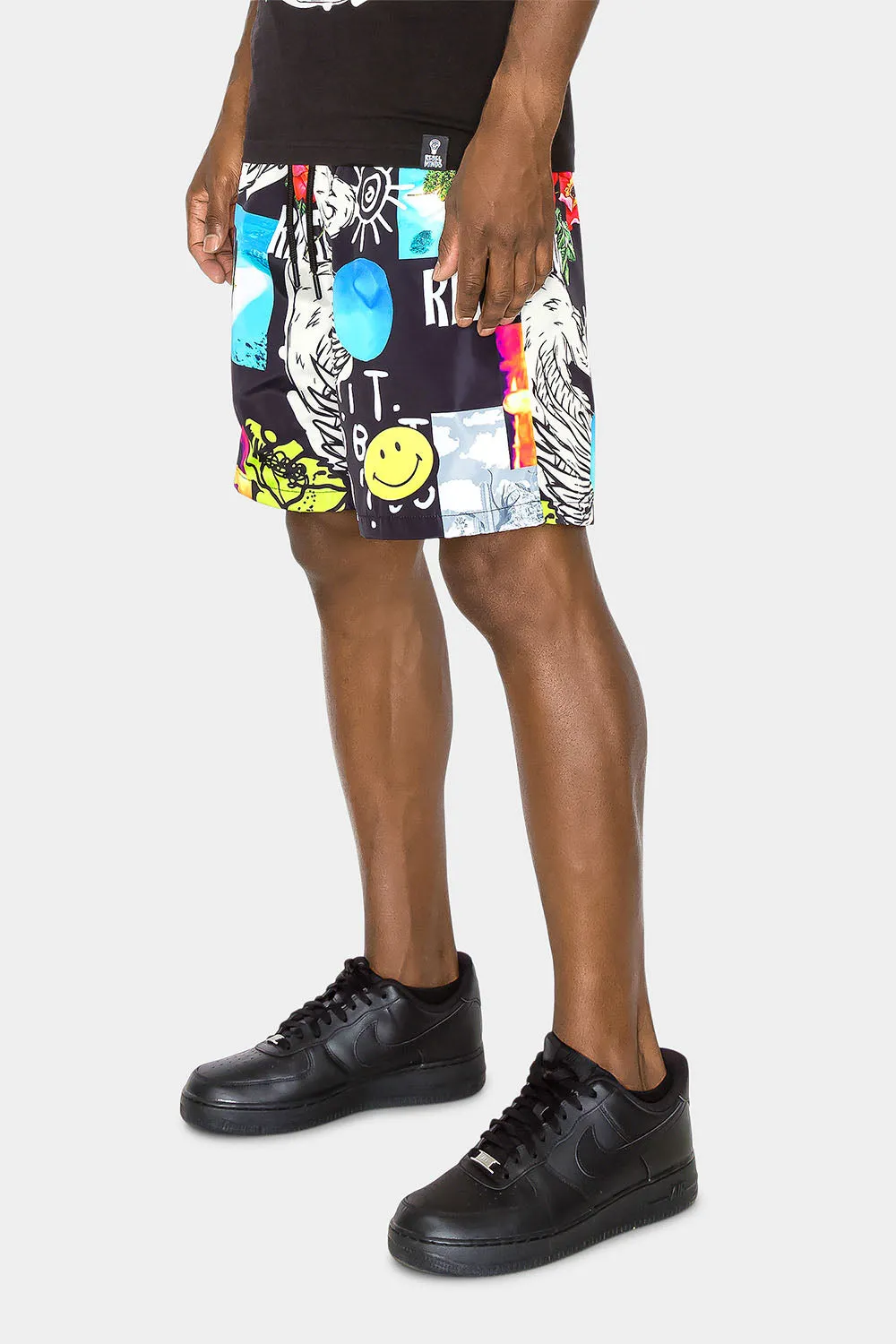 Hawaiian Graphic Active Shorts