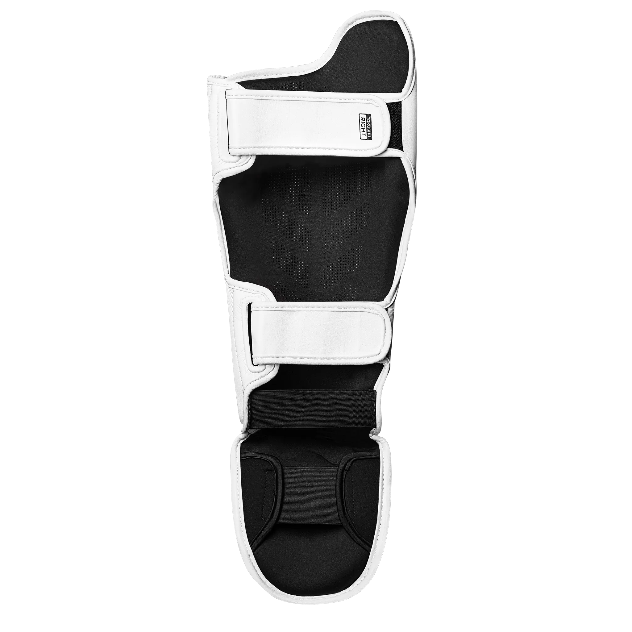 HAYABUSA T3 STRIKING SHIN GUARDS - WHITE/BLACK