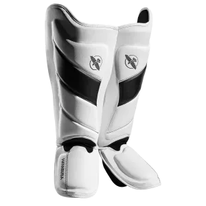 HAYABUSA T3 STRIKING SHIN GUARDS - WHITE/BLACK