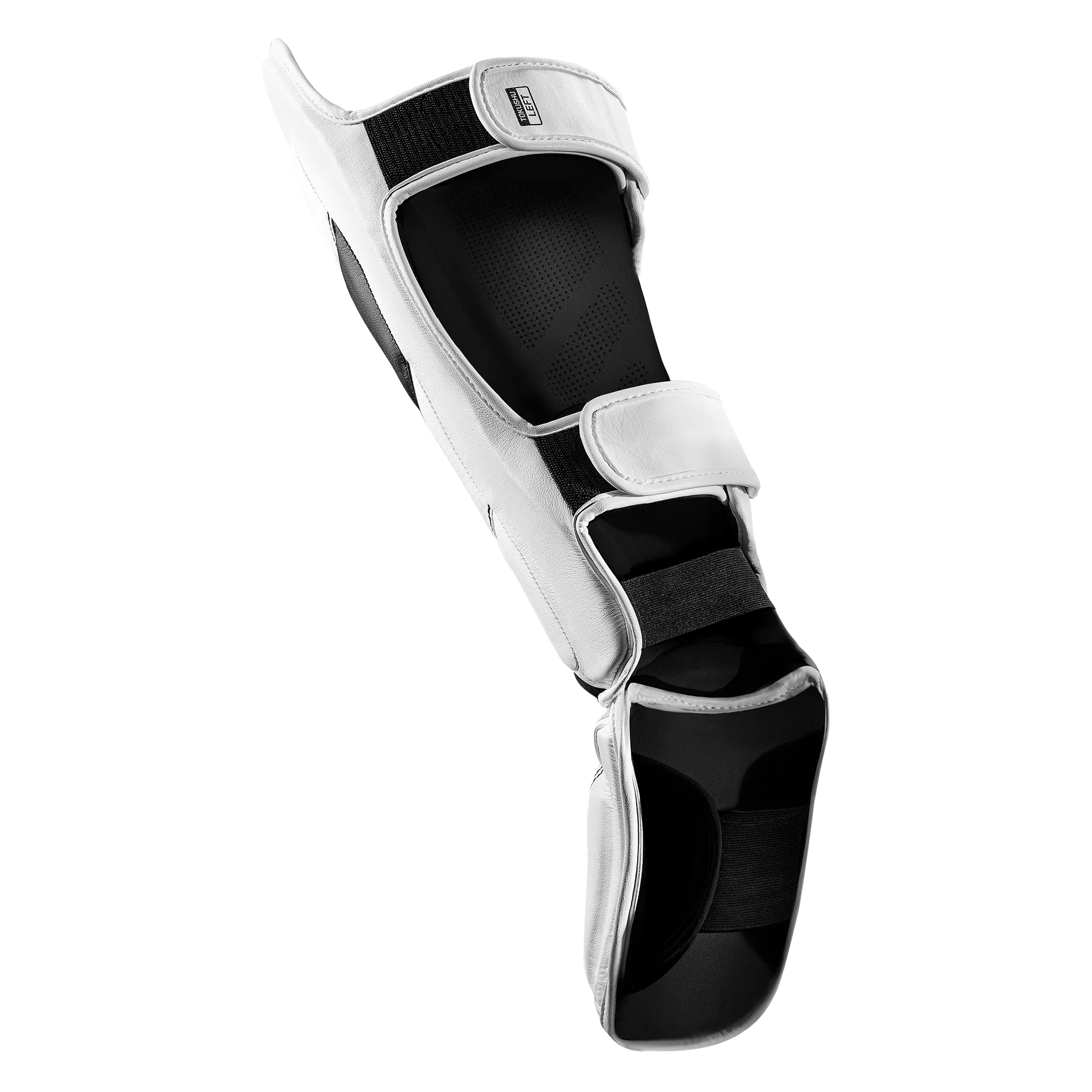 HAYABUSA T3 STRIKING SHIN GUARDS - WHITE/BLACK