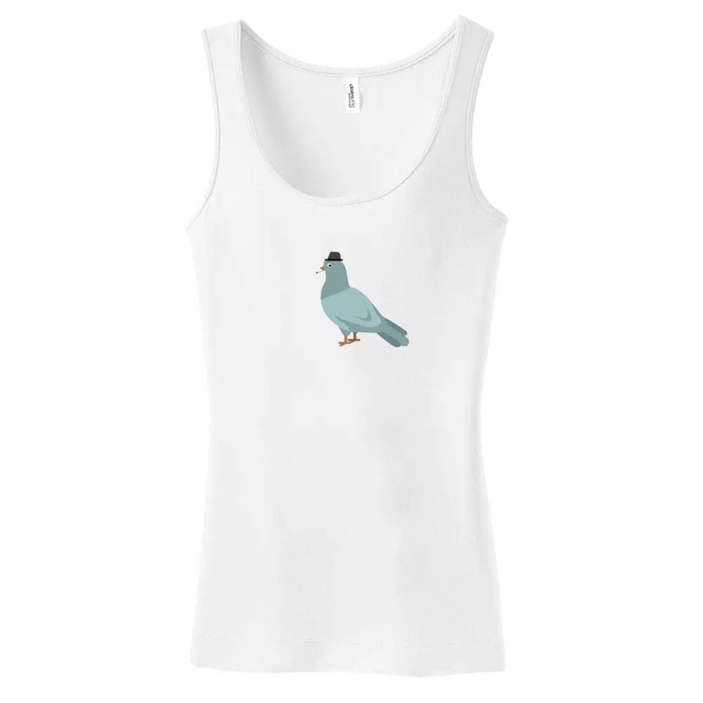 Hipster Pigeon Tanks