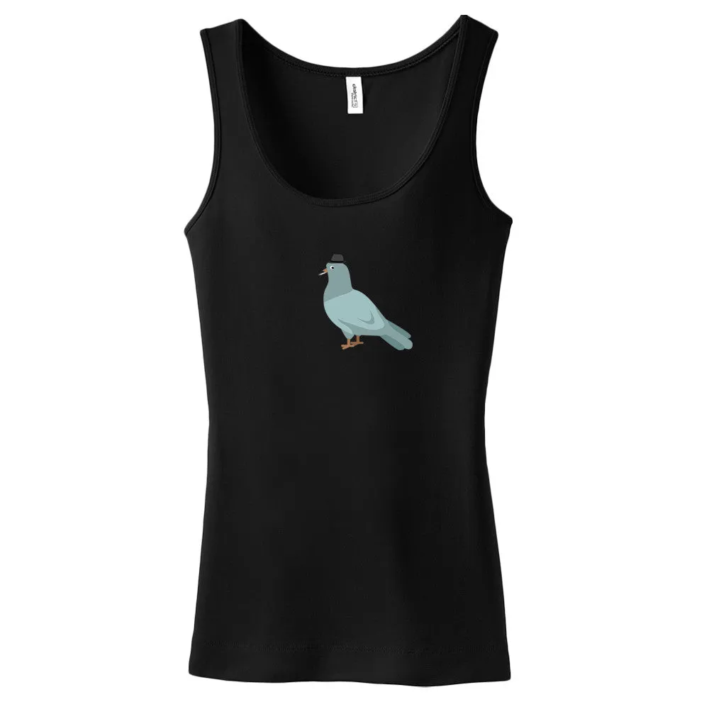 Hipster Pigeon Tanks