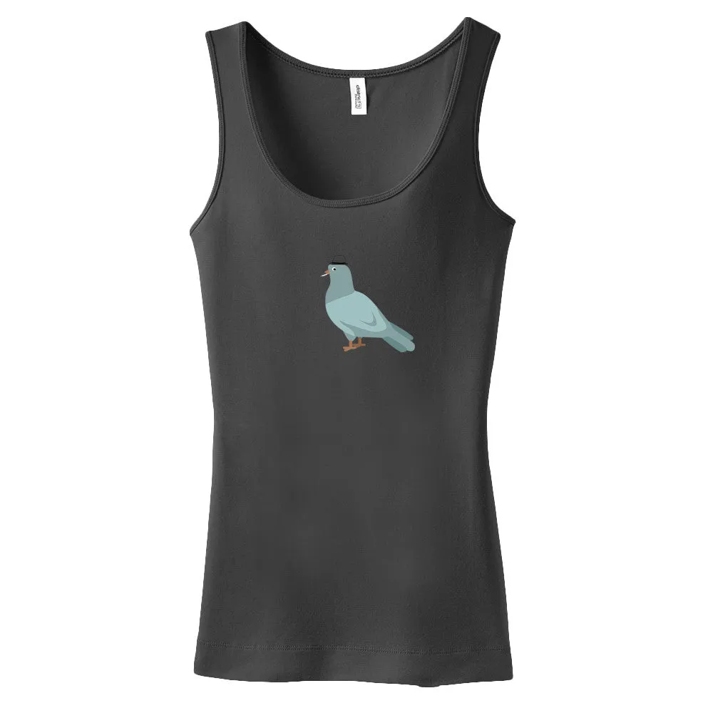 Hipster Pigeon Tanks