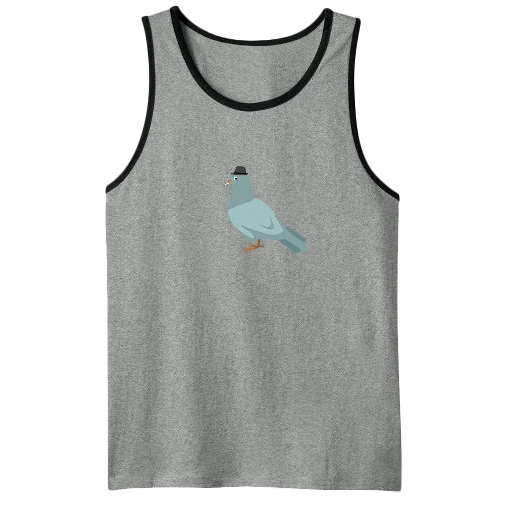 Hipster Pigeon Tanks