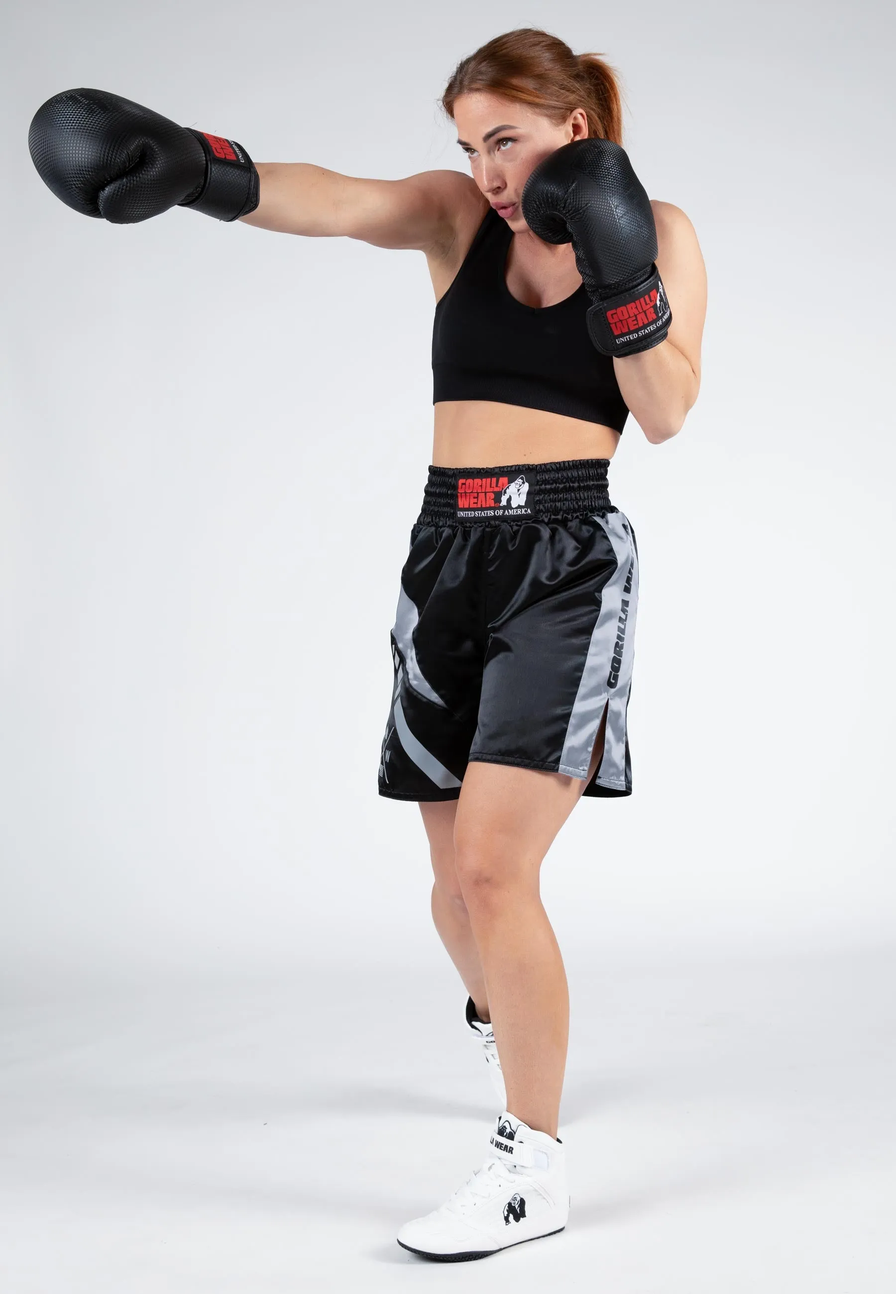 Hornell Boxing Shorts - Black/Gray - Unisex