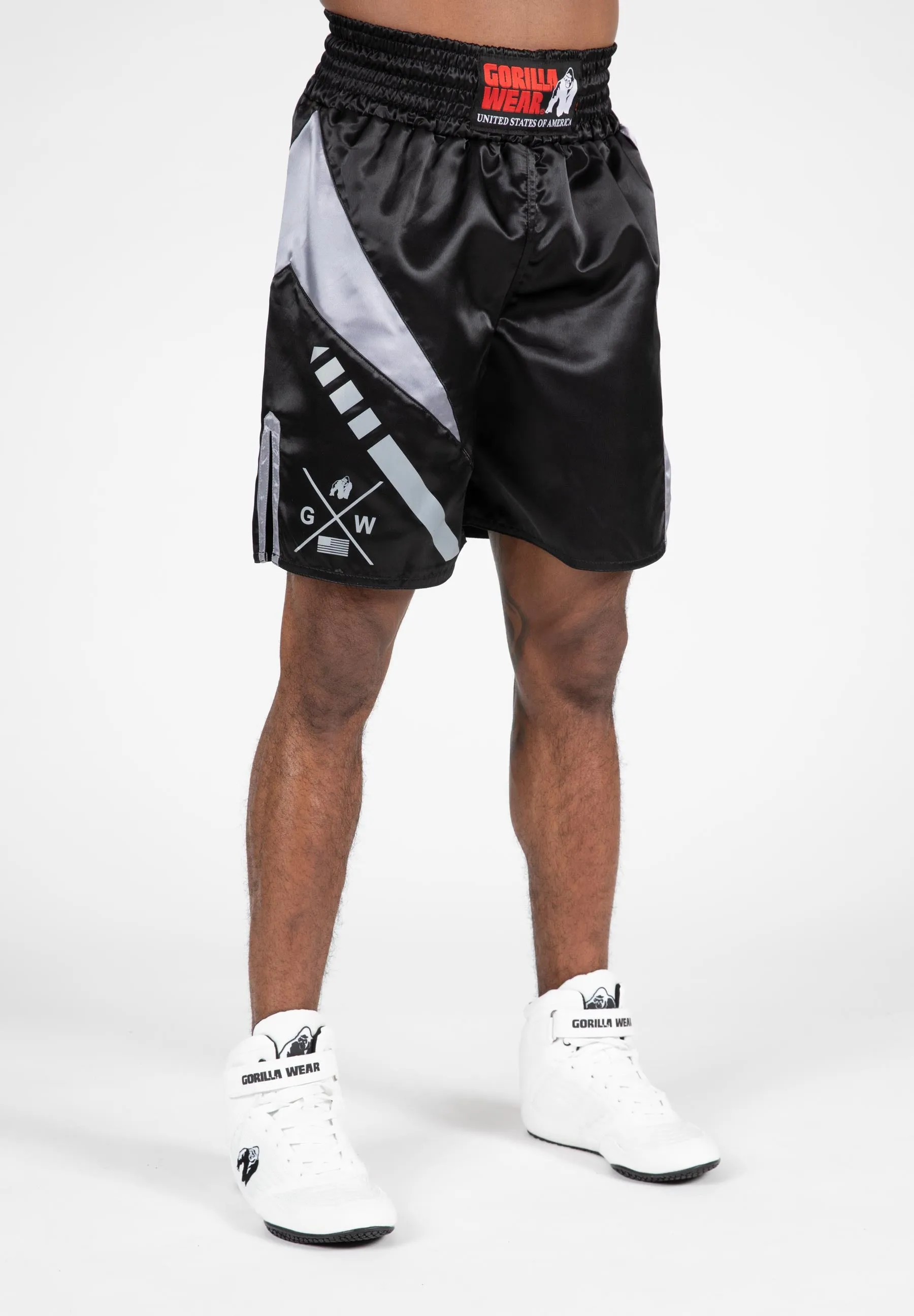 Hornell Boxing Shorts - Black/Gray - Unisex