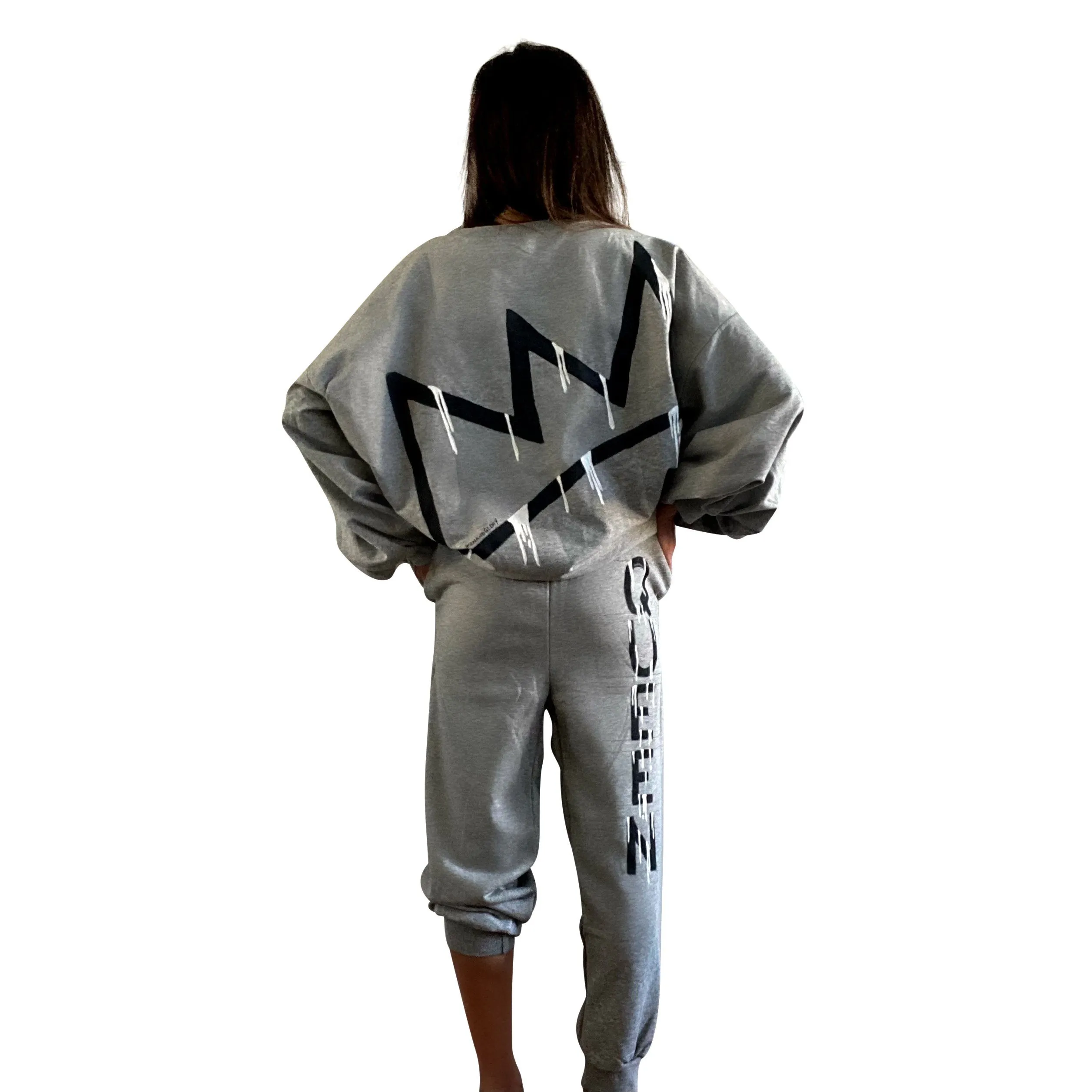 'IM ROYALTY' PAINTED LOUNGEWEAR SET