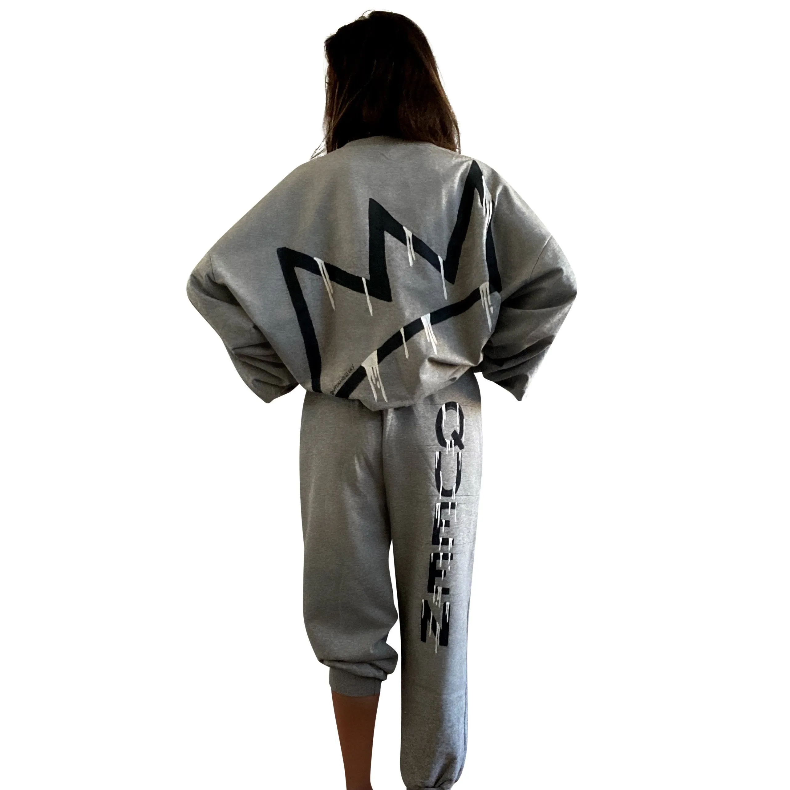 'IM ROYALTY' PAINTED LOUNGEWEAR SET