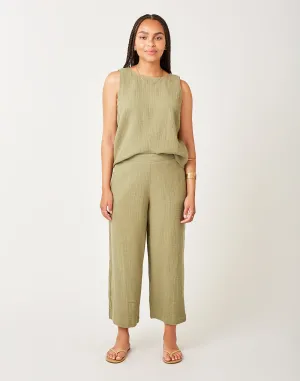 Kaia Pant: Olive - FINAL SALE