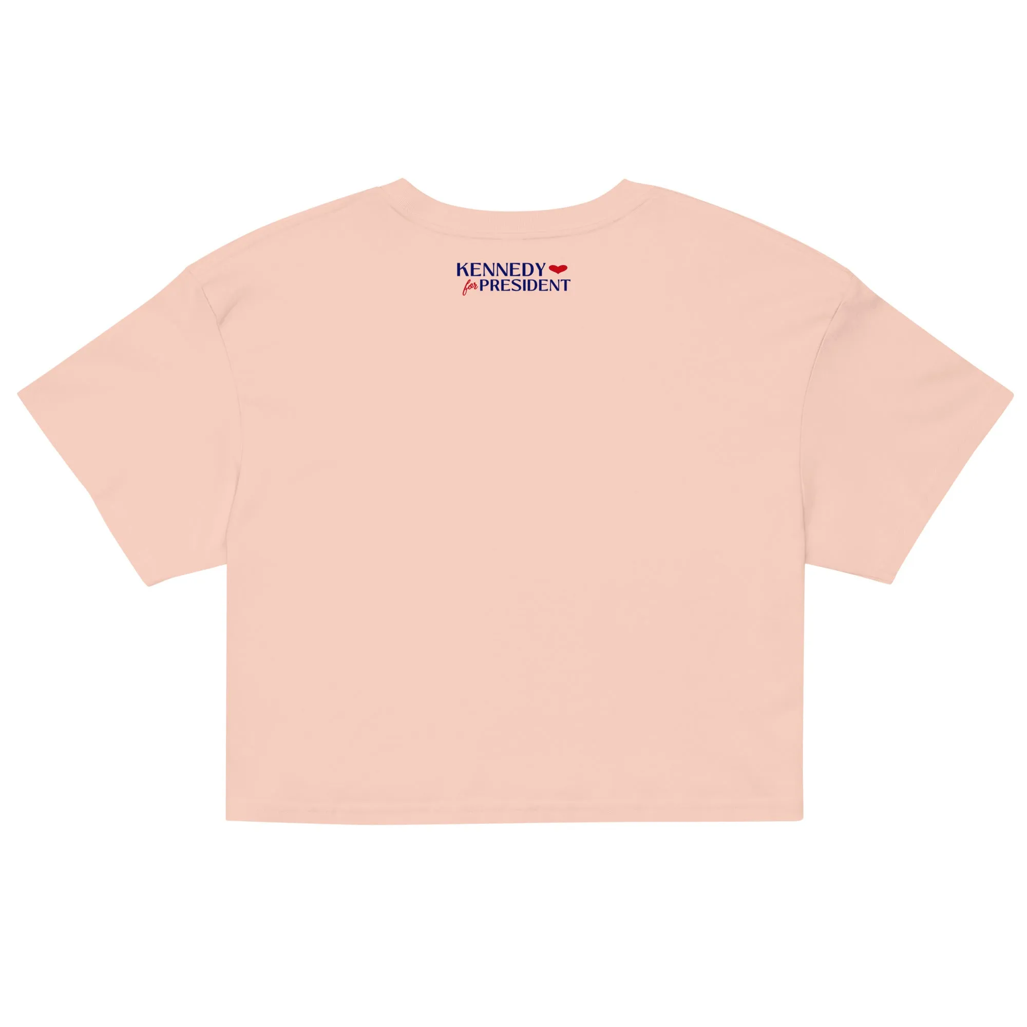 Kennedy Heart Embroidered Women’s Crop Top