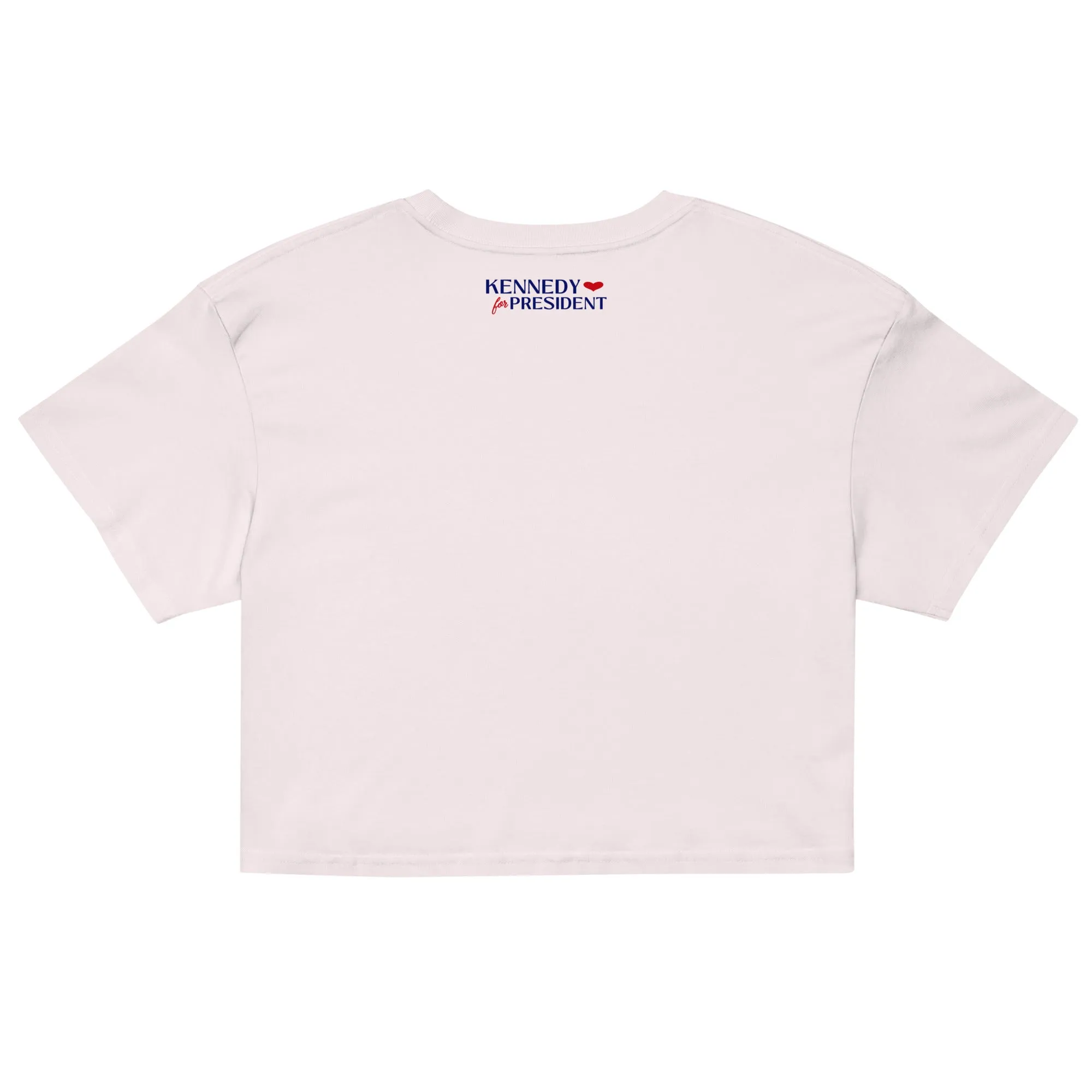 Kennedy Heart Embroidered Women’s Crop Top