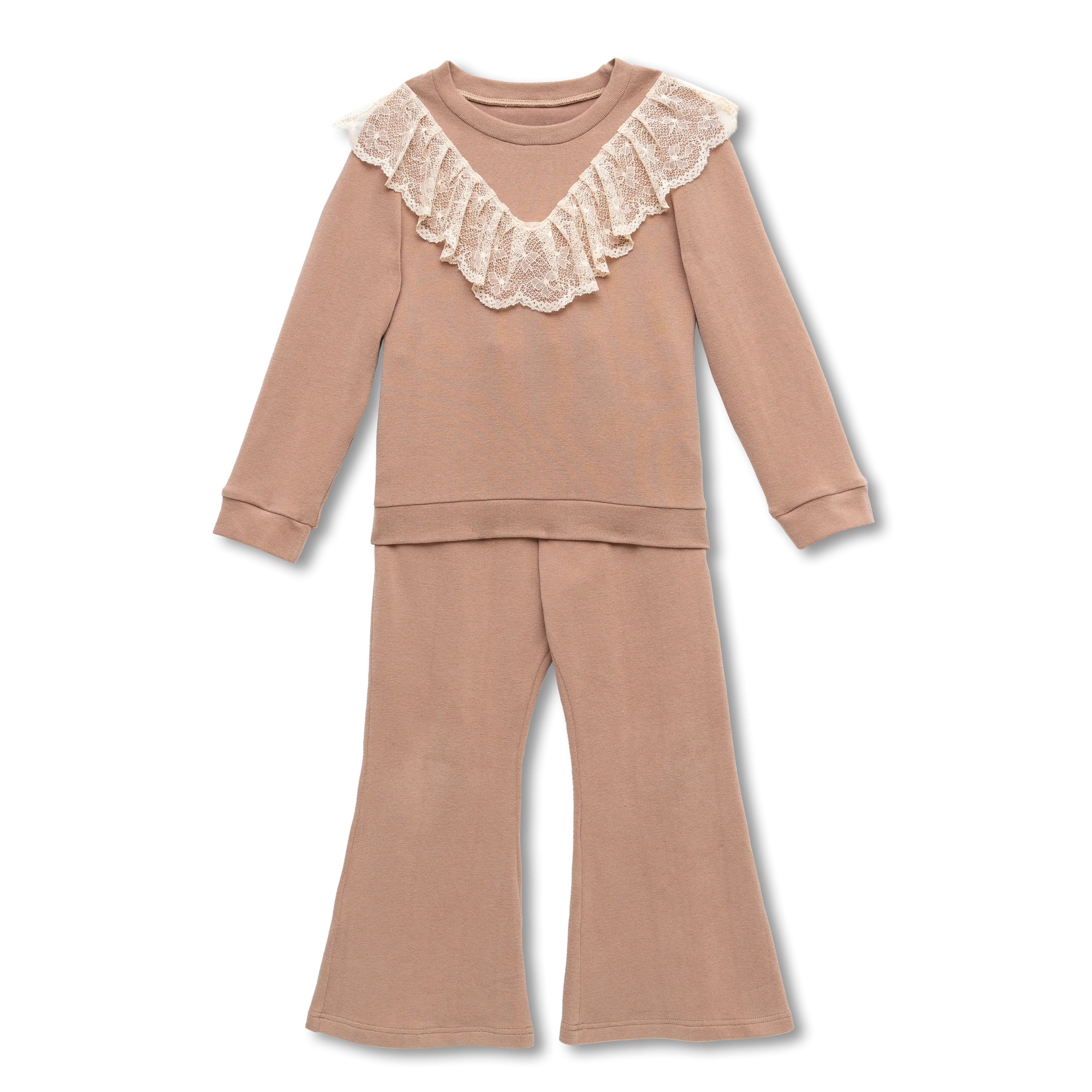 KHERA - GIRLS LOUNGEWEAR SET IN SAND