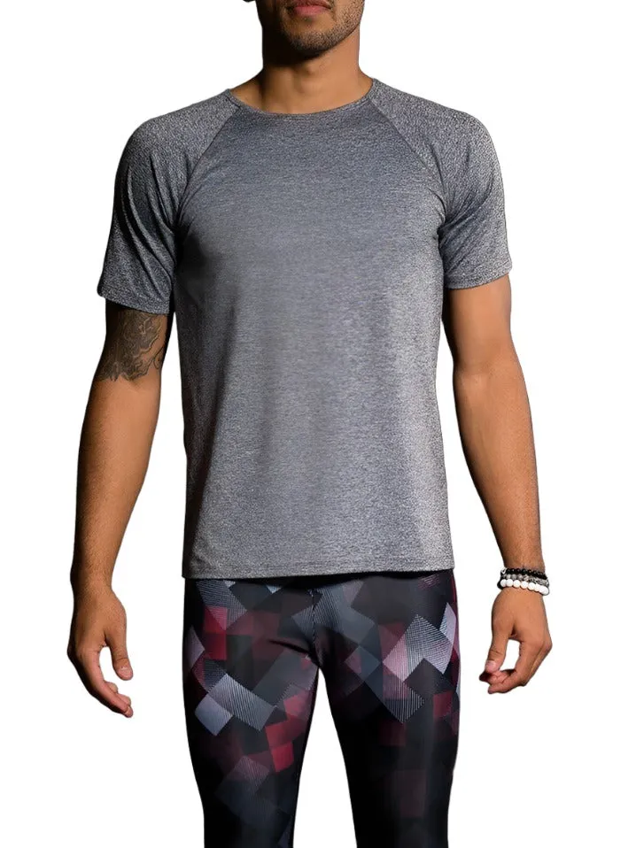 Last Chance! Onzie Hot Yoga Mens Raglan Short Sleeve top 701