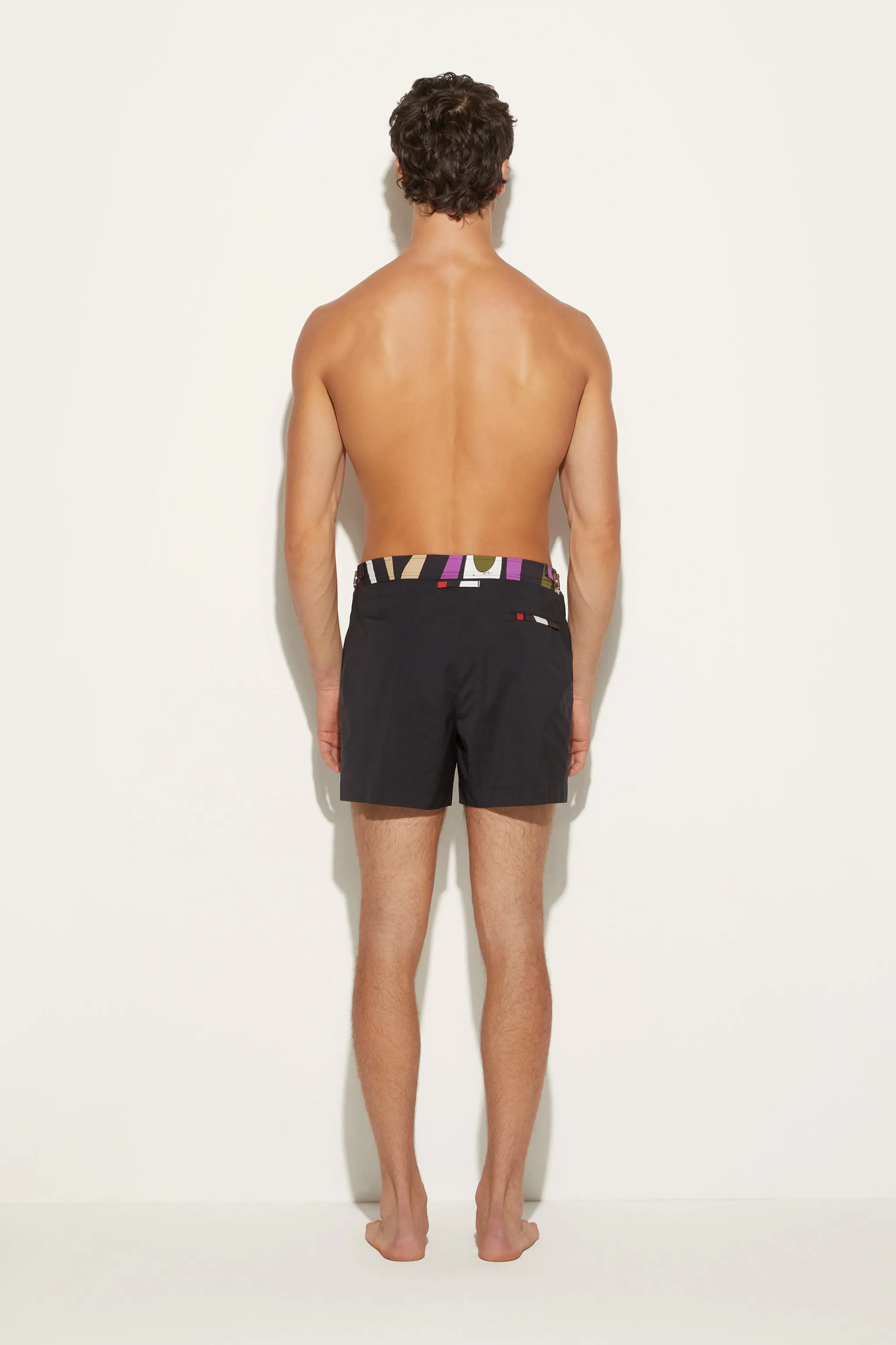 Marmo-Print Swim Shorts