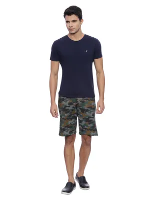 Masculino Latino Olive Green Shorts