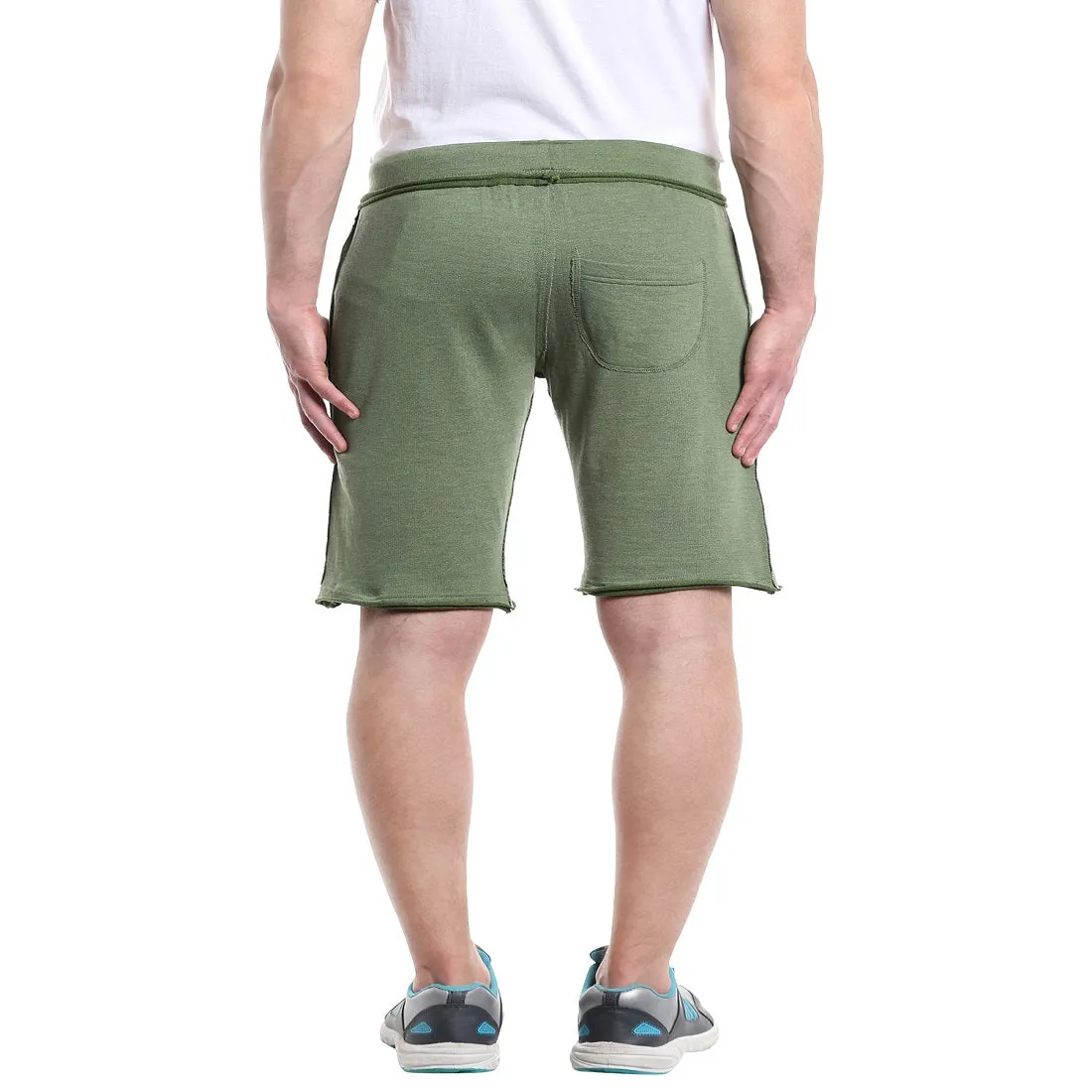 Masculino Latino Olive Green Shorts