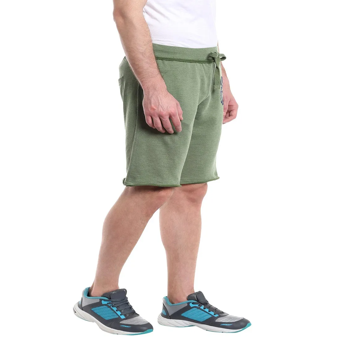 Masculino Latino Olive Green Shorts