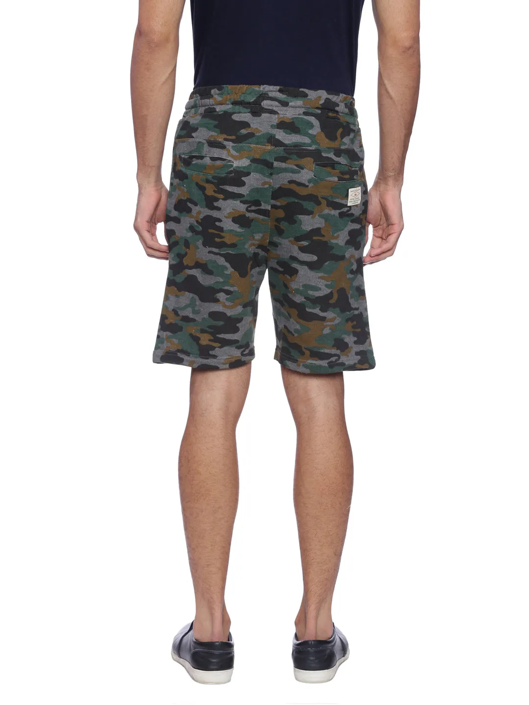 Masculino Latino Olive Green Shorts