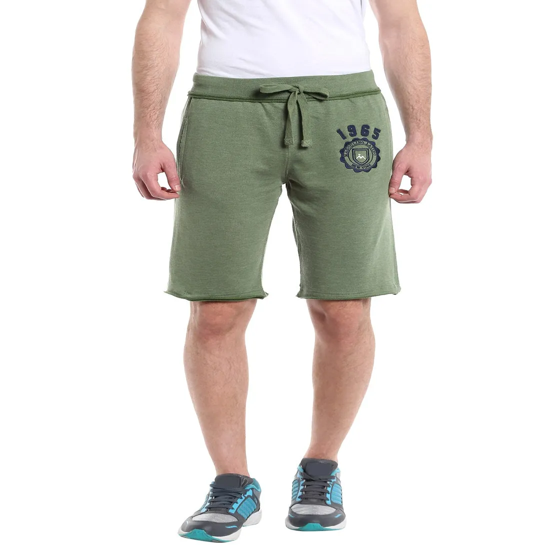 Masculino Latino Olive Green Shorts