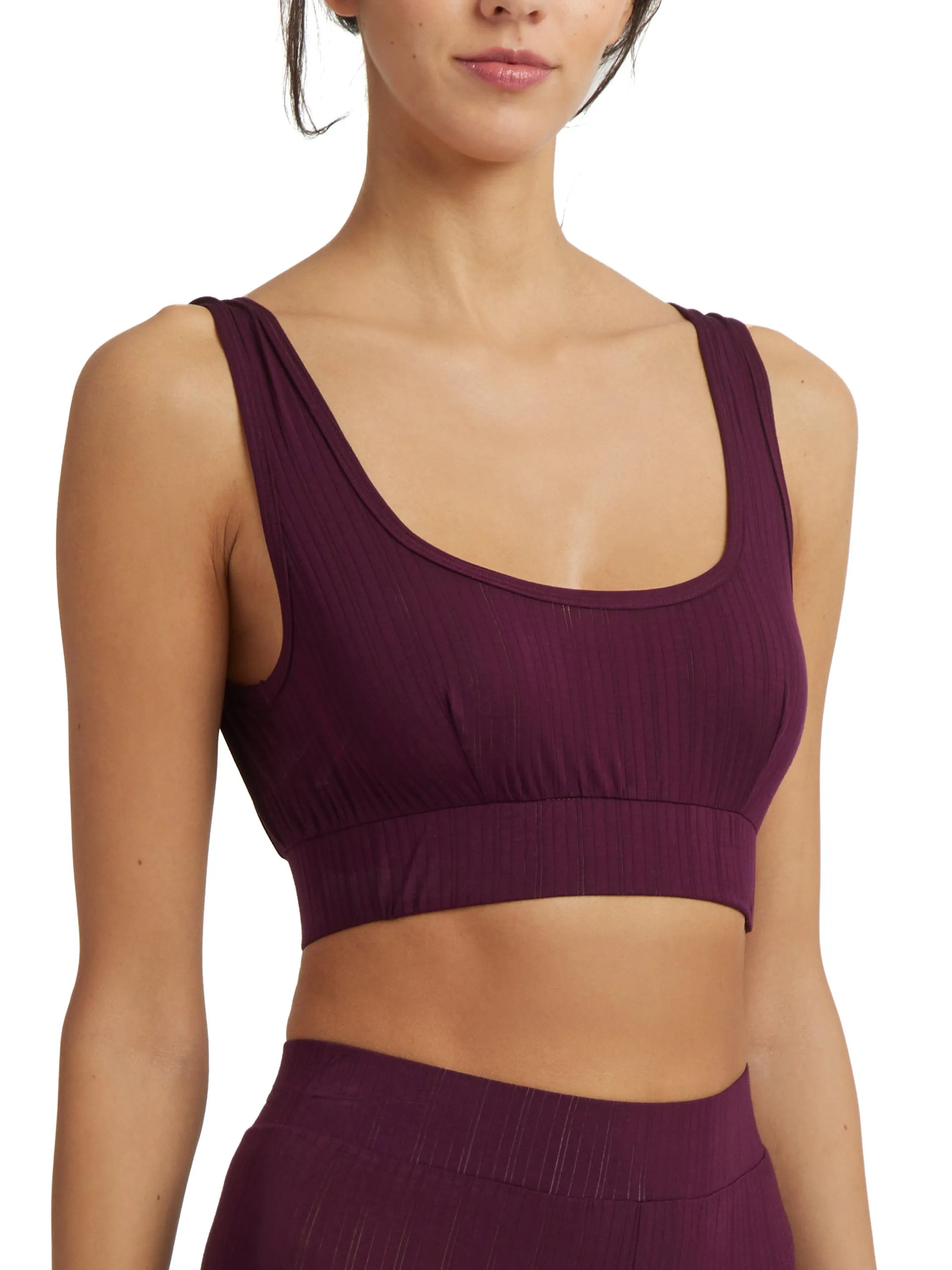 MellowLuxe™ Lounge Bralette Dried Cherry Red Sale