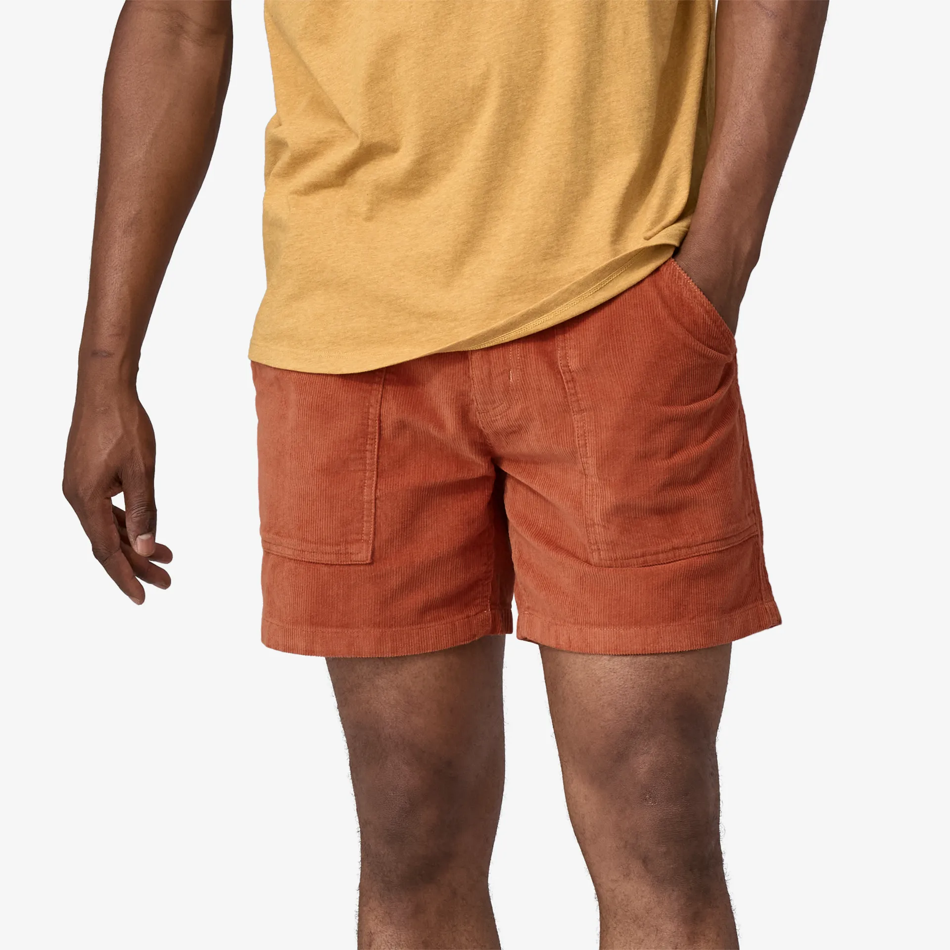 Men's Organic Cotton Cord Utility Shorts - 6"