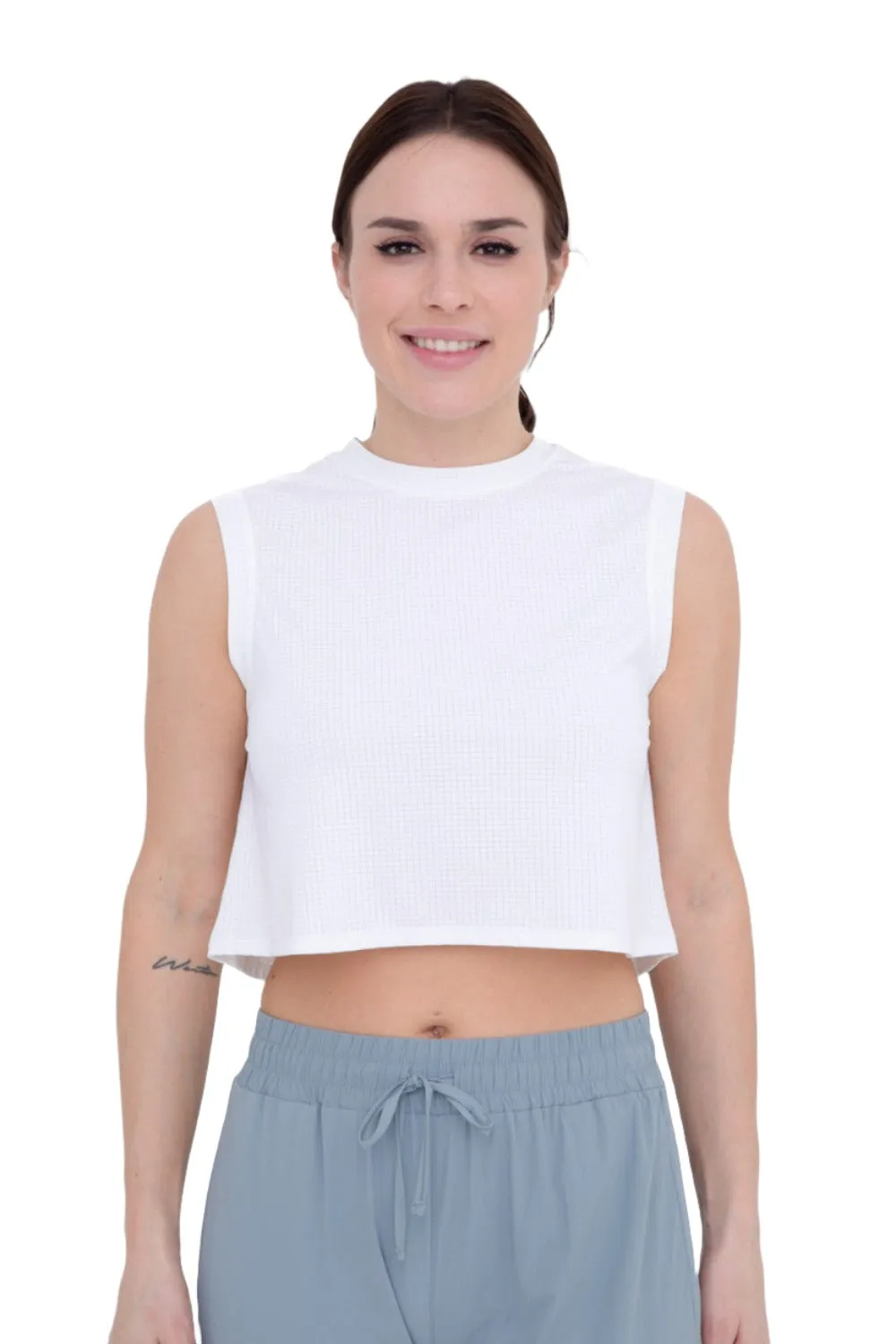 Mono B Ripstop Active Crop Top AT-B0423