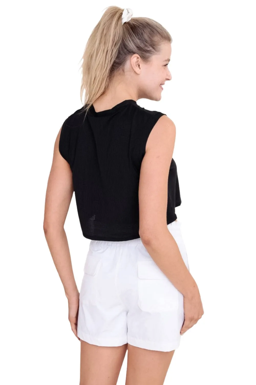 Mono B Ripstop Active Crop Top AT-B0423