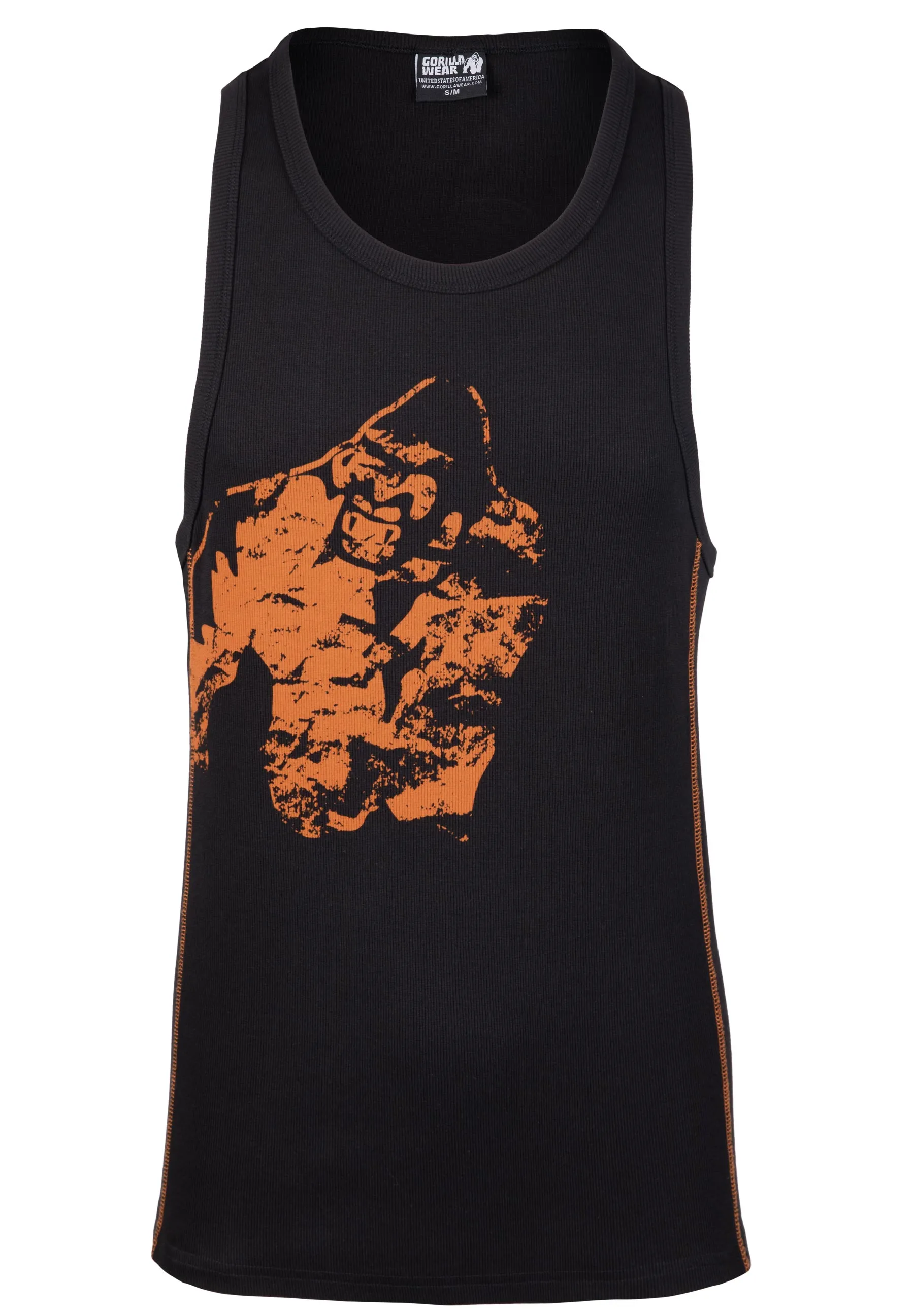 Monterey Tank Top - Black/Orange