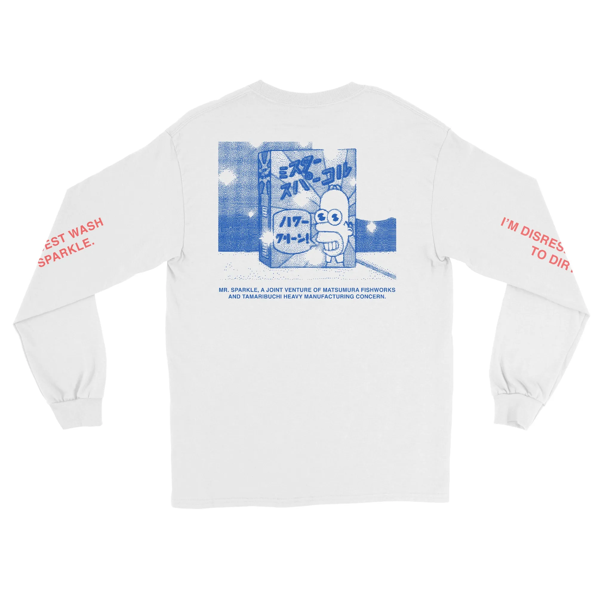 Mr. Sparkle Long Sleeve (White)