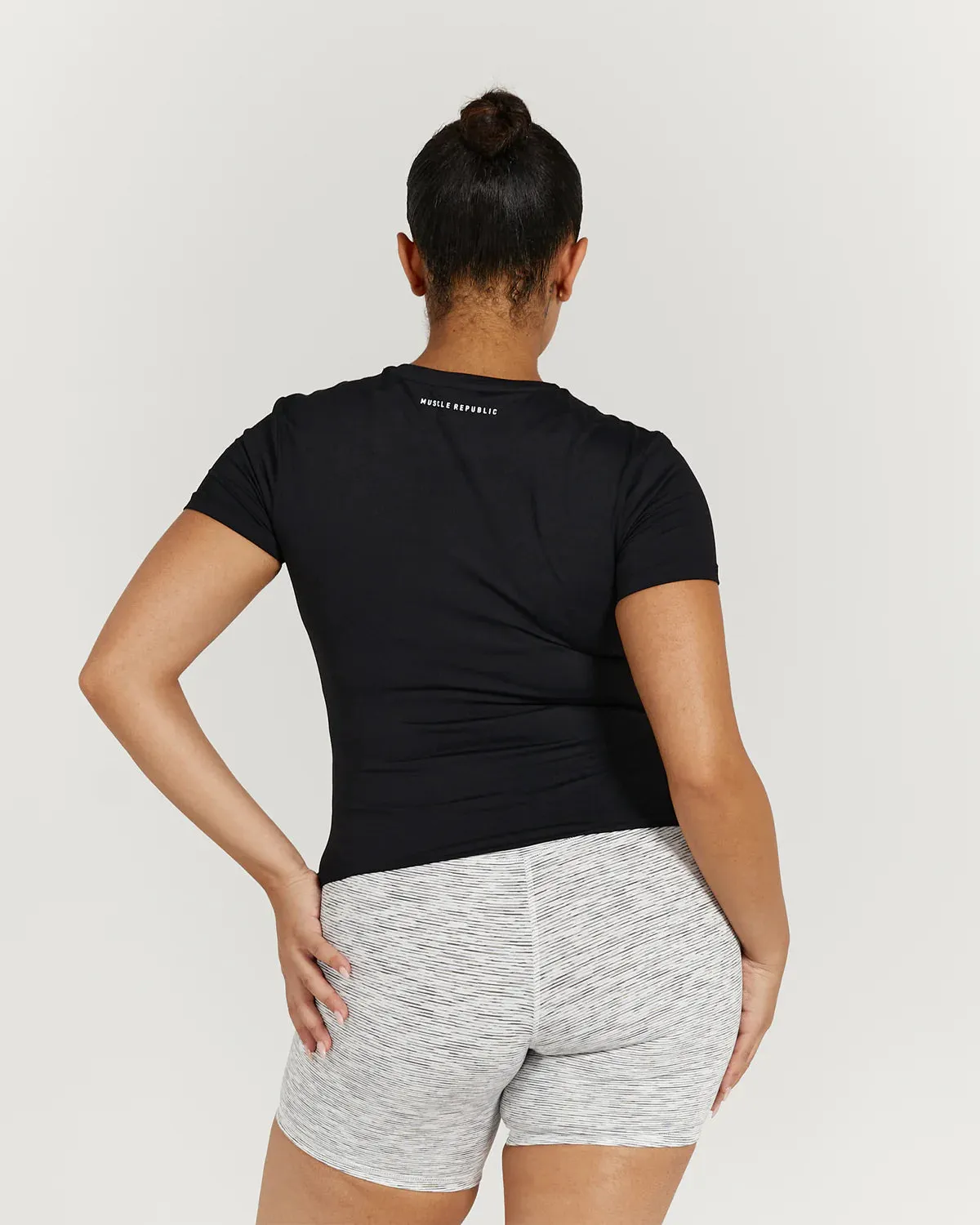 Muscle Republic | Athleisure Top - Black