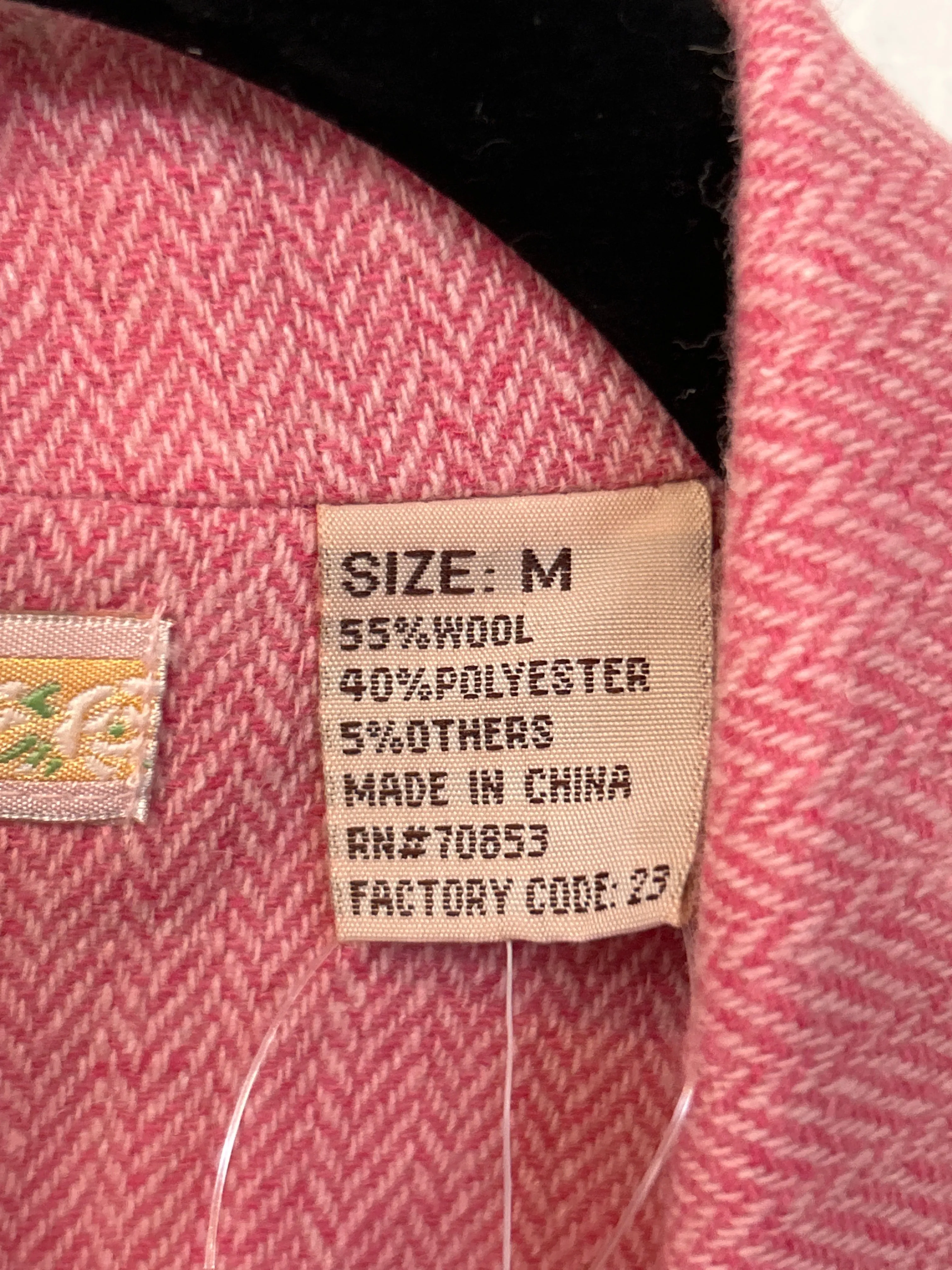 New Andrew & Co Pink Blazer Jacket, M