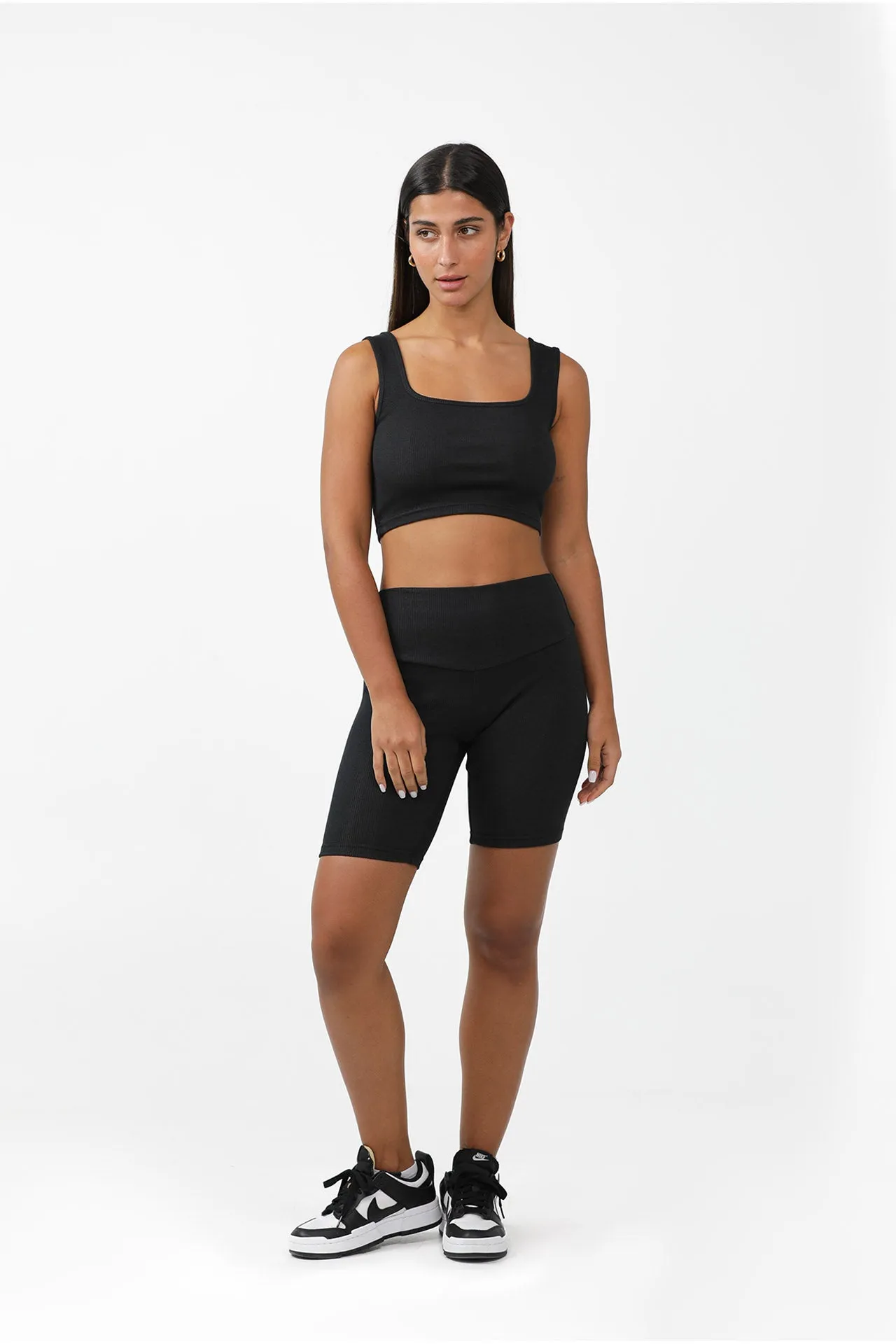 Organic Cotton & Bamboo Ribbed Strap Top