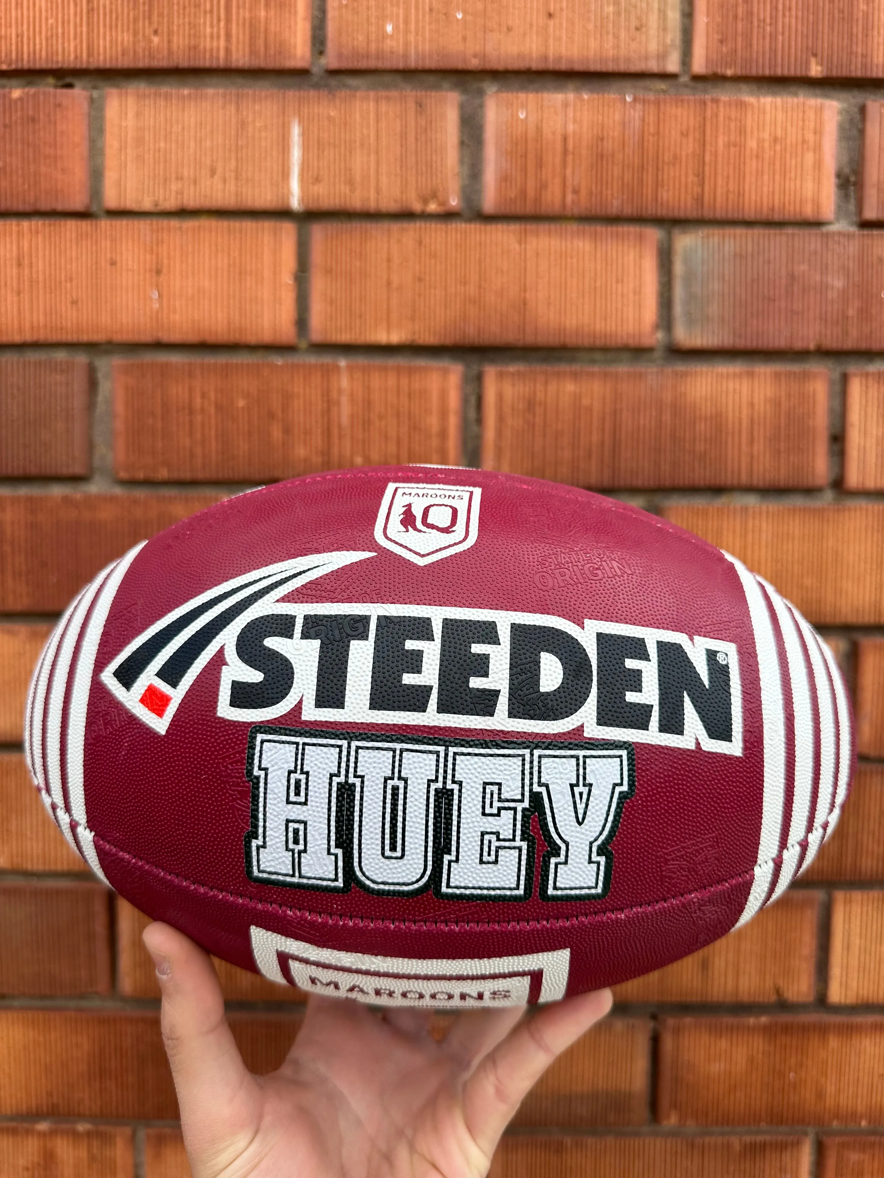 Personalised 2023 QLD State Of Origin Official NRL Ball (size 5)