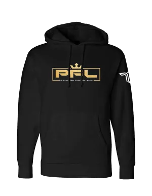 PFL Gold Logo Hoodie - Black