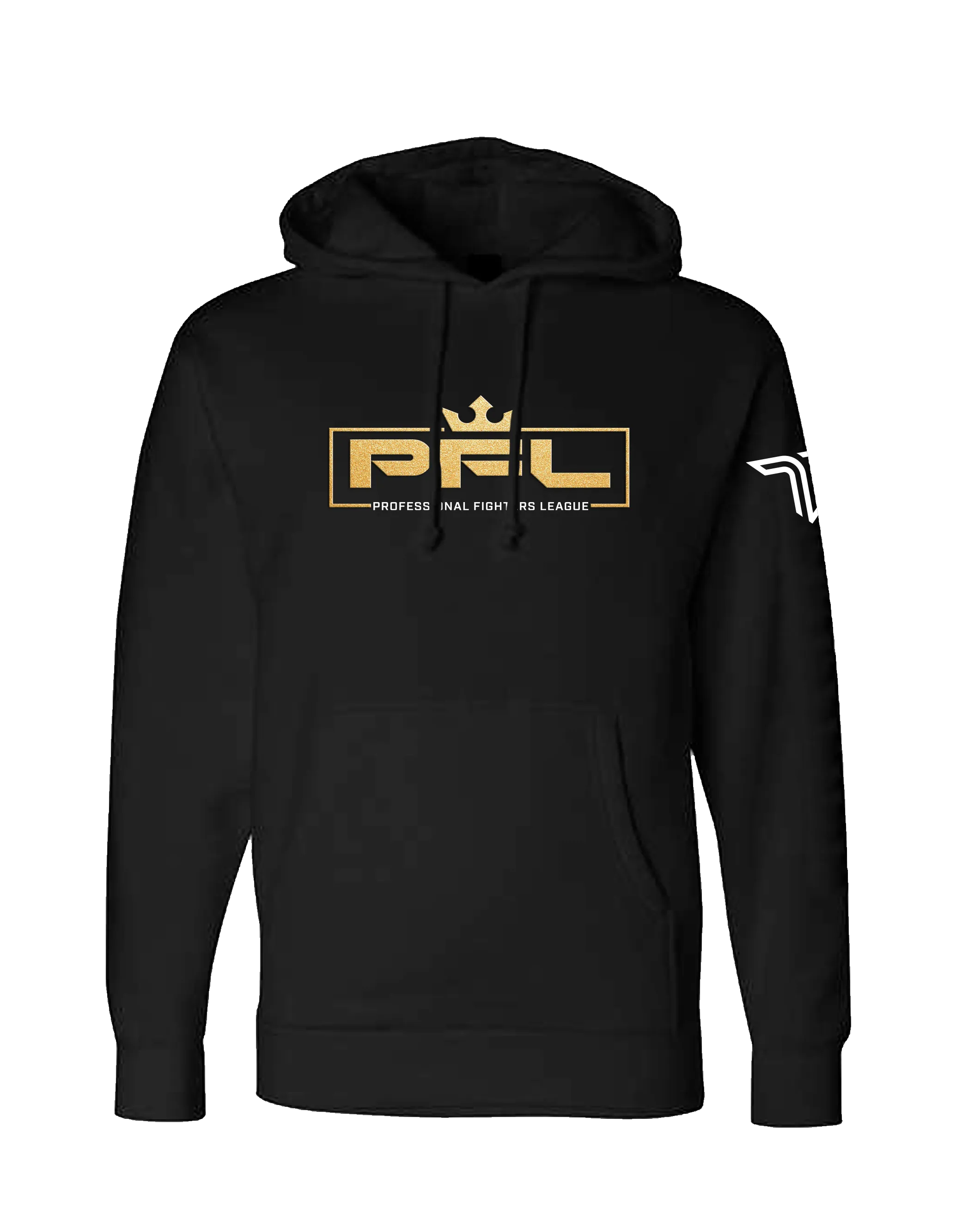 PFL Gold Logo Hoodie - Black