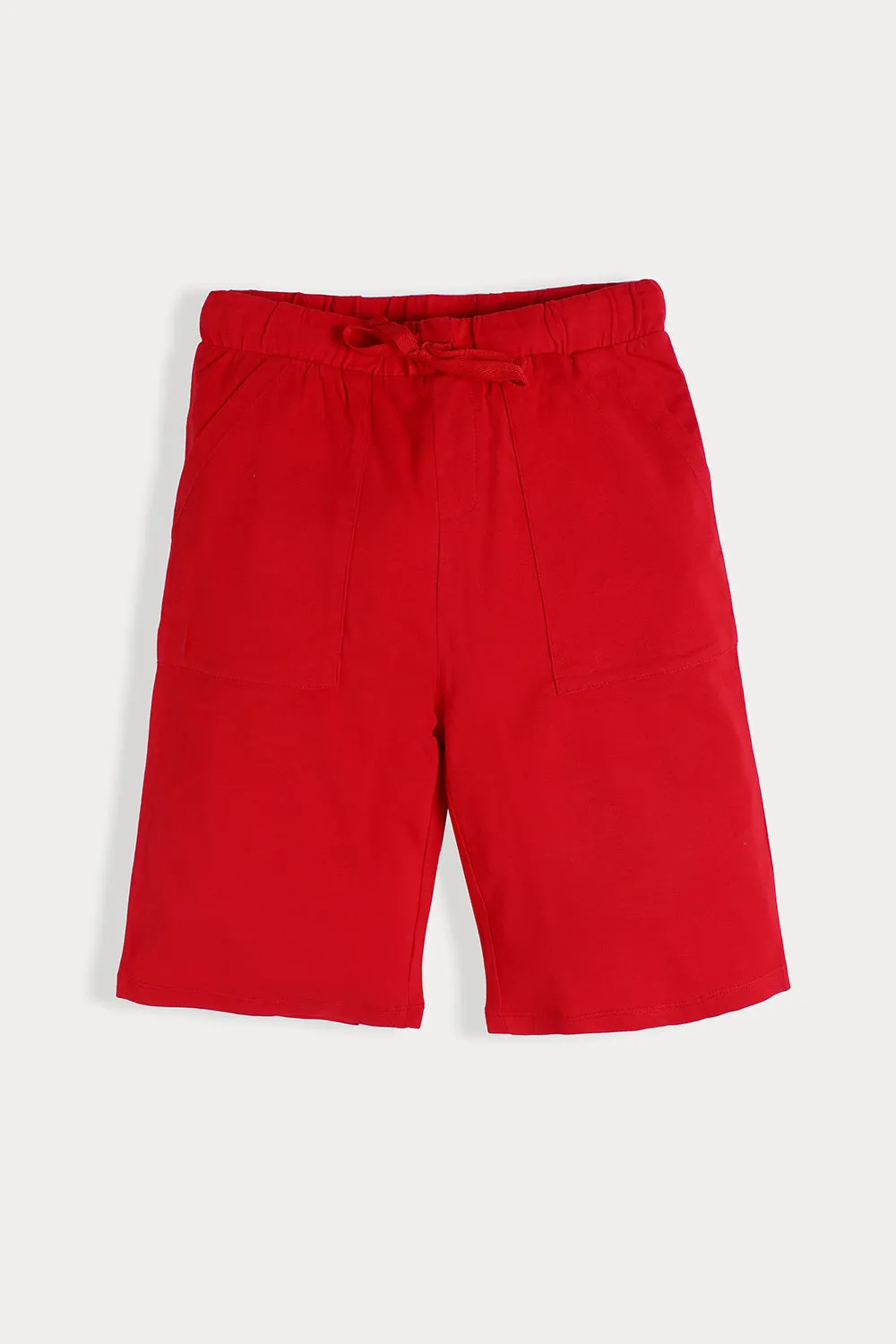 Red basic Short