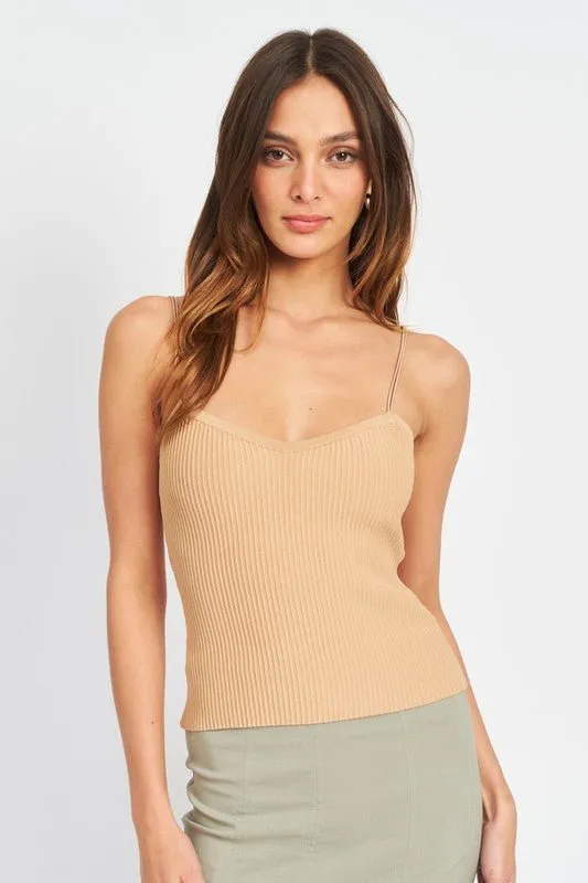 Spaghetti Strap Cami Top