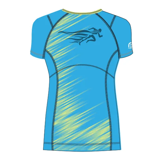 STG23 Women's Active Run Tee - BLUE