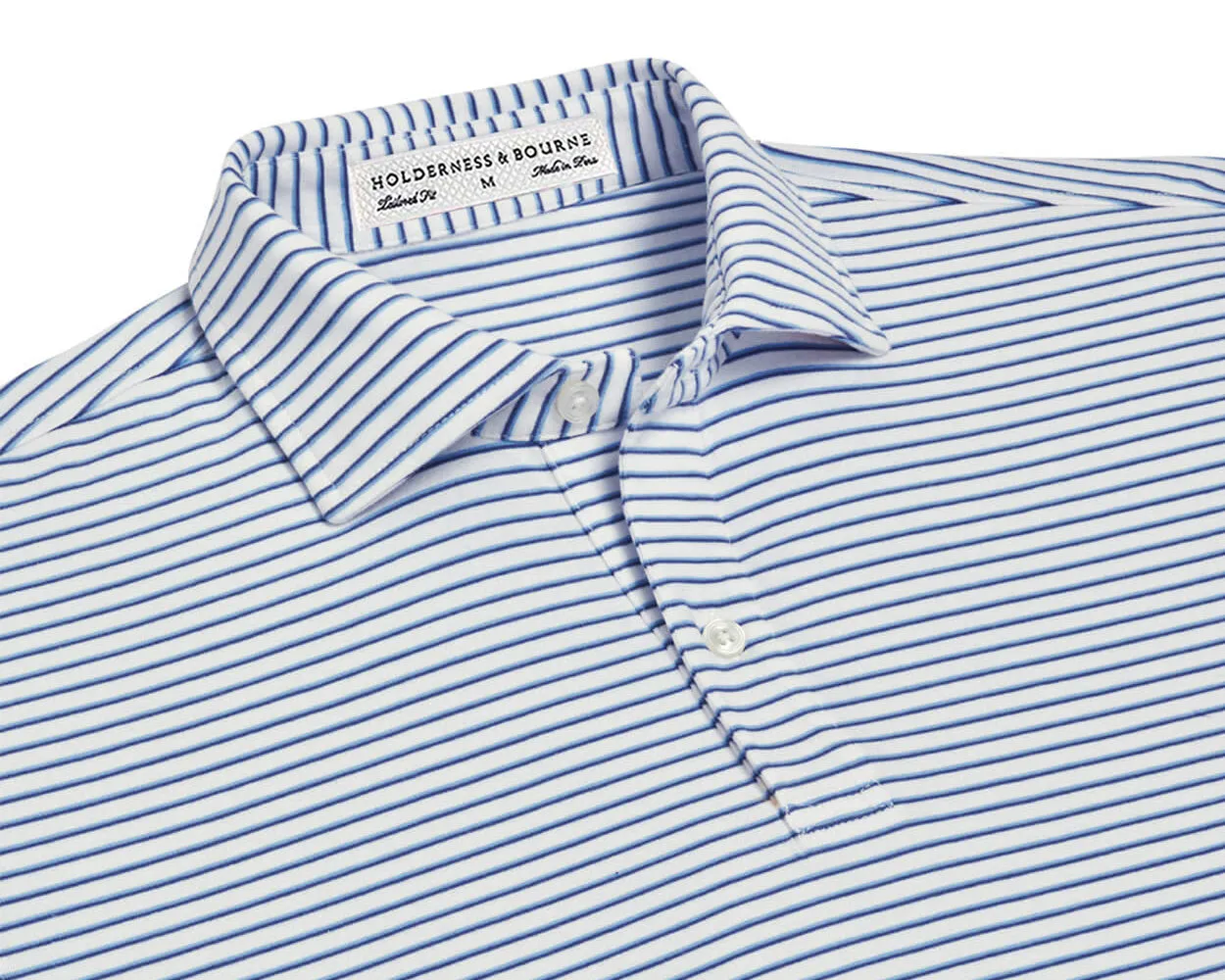 The Keppler Shirt: White/Skye/Aberdeen Blue