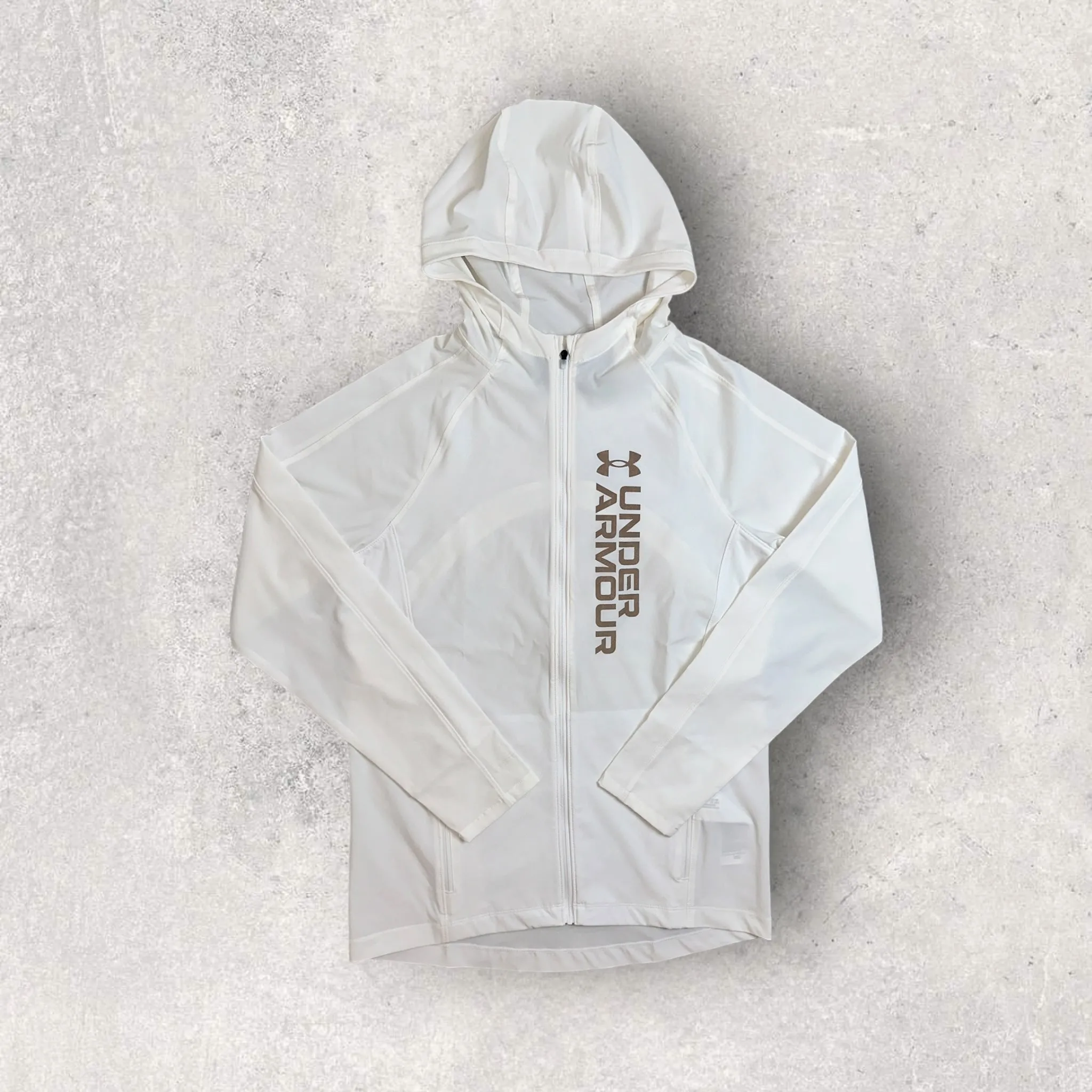 UNDER ARMOUR STORM TRACKSUIT - WHITE/BLACK