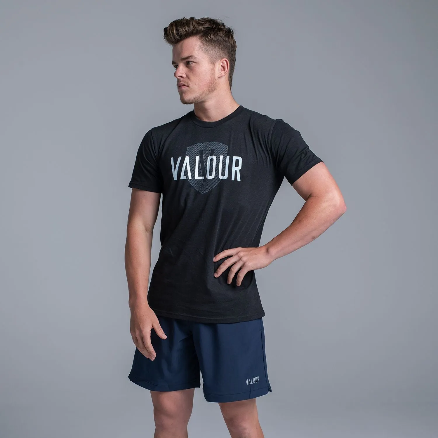 Valour Active Men's Shorts - Navy