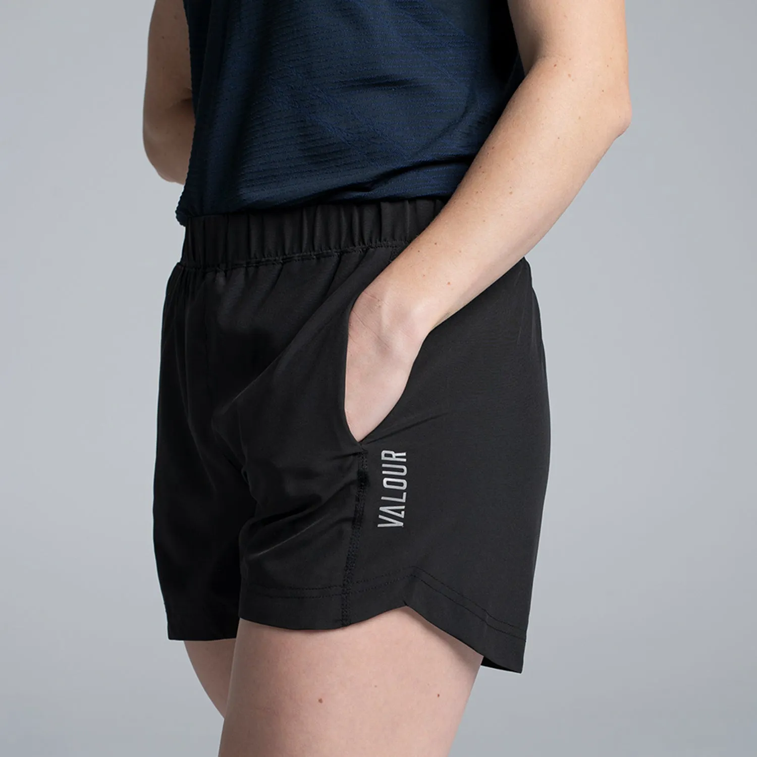 Valour Active Women's Short - Black with Brief