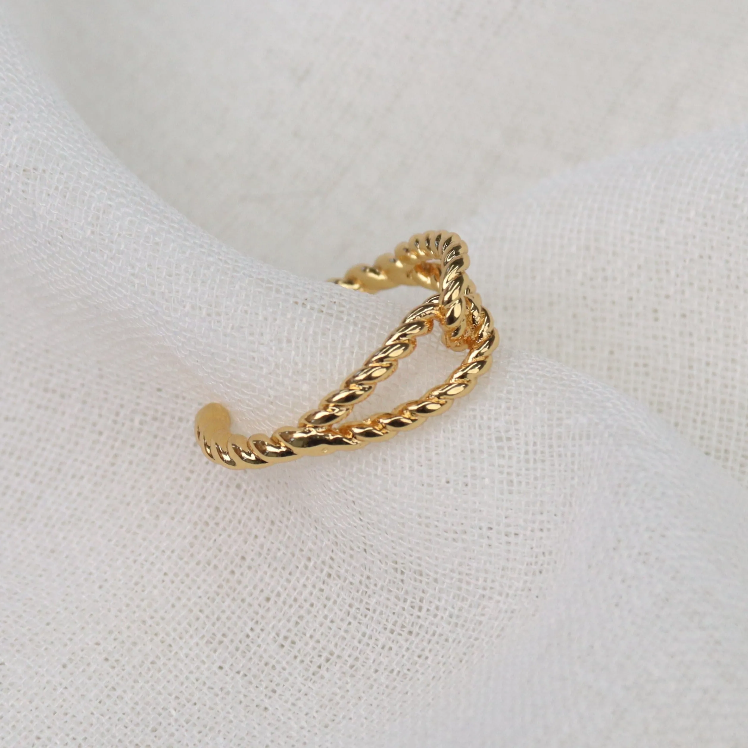 Viti | Gold Plated Adjustable Ring