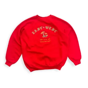 We Are All Connected Mushroom Sweatshirt #4.2 - Red XL