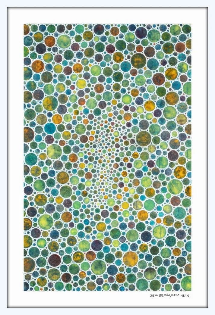 [white circles III][limited edition print by seth b minkin]