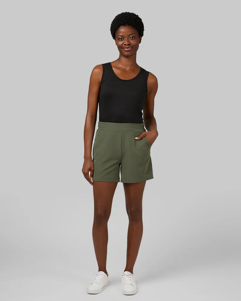 WOMEN'S STRETCH WOVEN PULL-ON SHORT