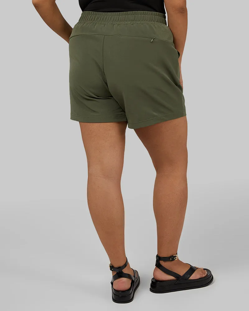 WOMEN'S STRETCH WOVEN PULL-ON SHORT