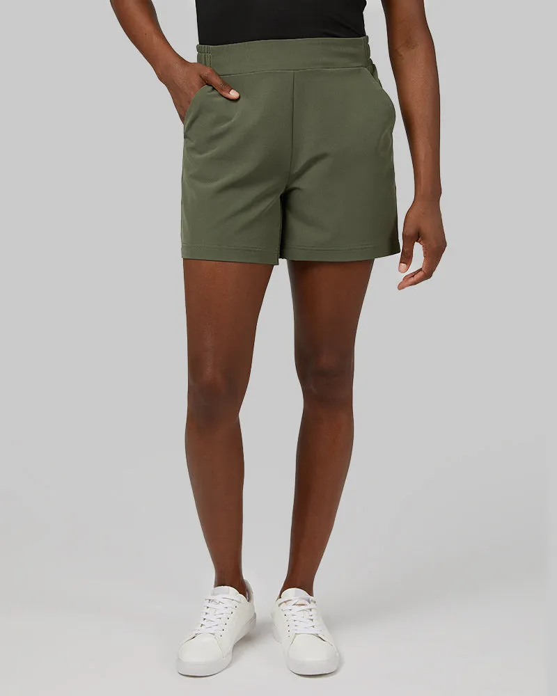 WOMEN'S STRETCH WOVEN PULL-ON SHORT